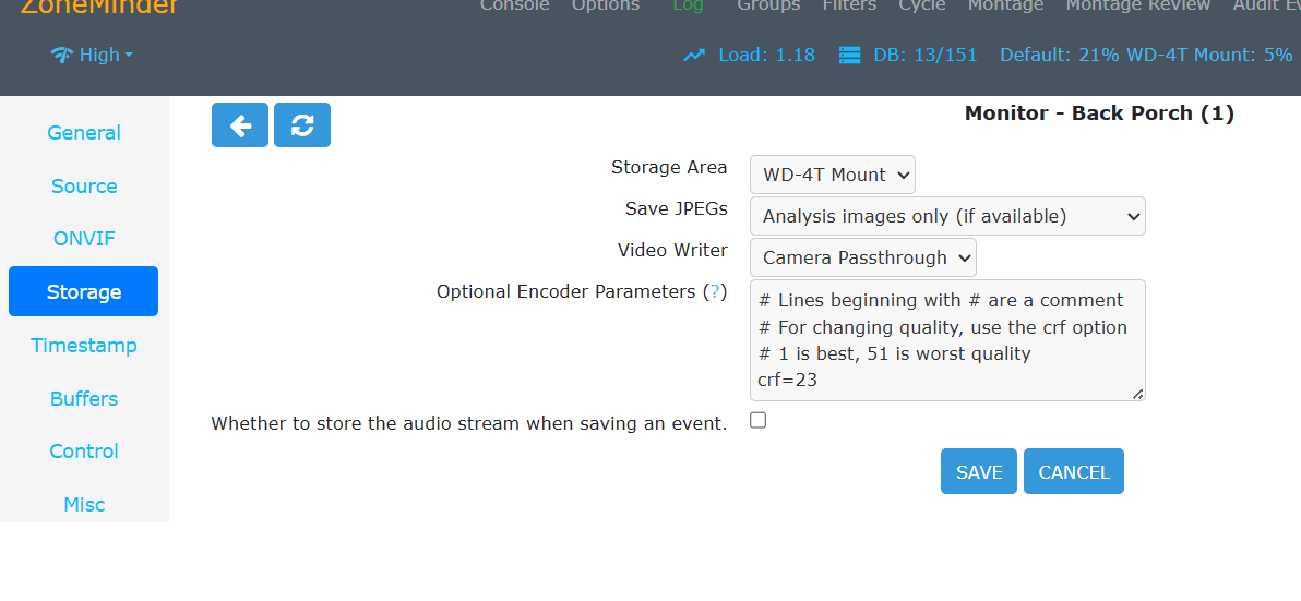 Zoneminder Storage Settings.png